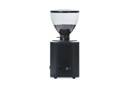 Dalla Corte DC One grinder showing compact design with hopper and control interface