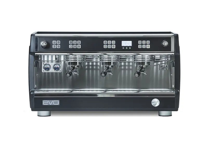 Video thumbnail showing Dalla Corte EVO 2 in café environment with barista operation