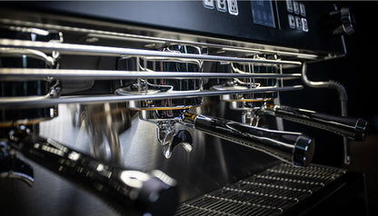 Internal view of Dalla Corte Icon 2-Group showing multi-boiler system and advanced engineering
