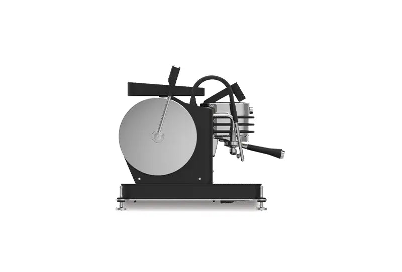 Dalla Corte ZERO Classic side view showing professional group heads and steam wands
