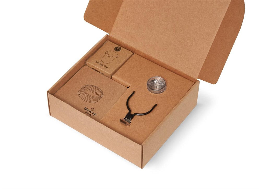 Eureka Mignon Single Dose Kit in eco-friendly crate-style packaging showing professional presentation

