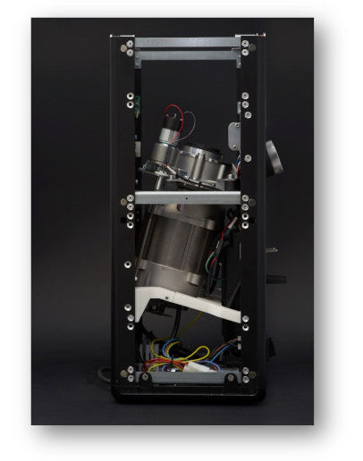 Eureka Prometheus coffee grinder retail packaging box with product information.
