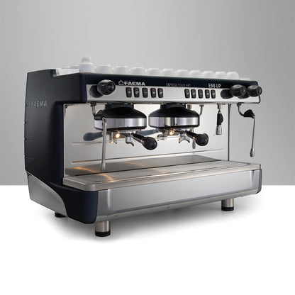 Faema E98 UP A/2 technical specifications and certification details.
