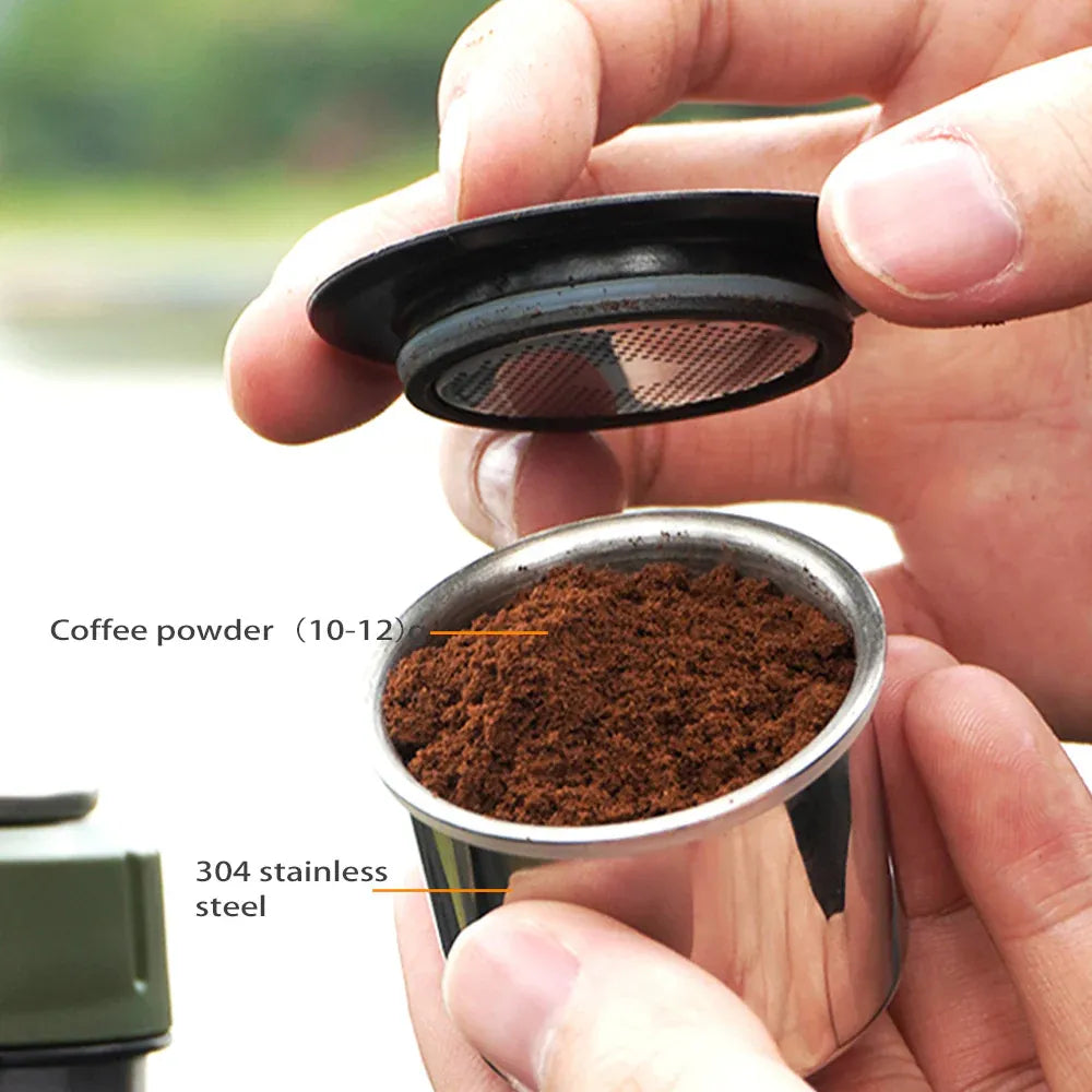 HiBREW H4D 2-in-1 Portable Hand Press Espresso Maker