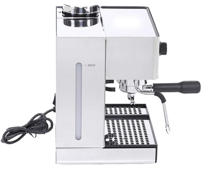 Rear view of Lelit Anita with PID showing removable water tank and connection points

