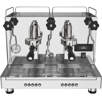 Lelit GiuliettaX stainless steel commercial espresso machine with multi-group configuration
