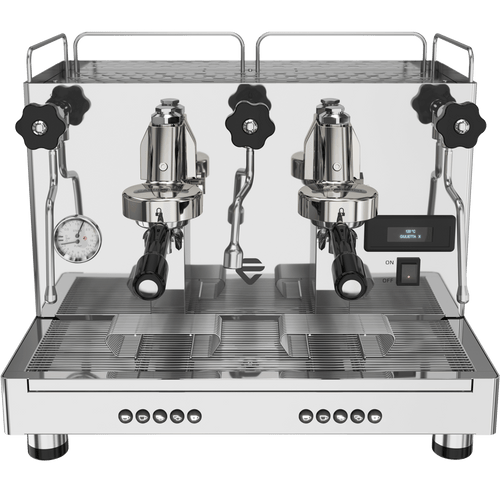 Lelit GiuliettaX stainless steel commercial espresso machine with multi-group configuration
