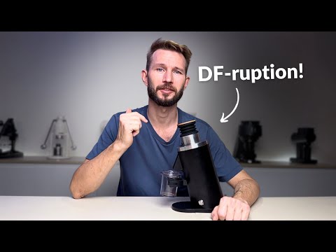DF54 Single Dose Grinder | 54mm Flat Burr, Stepless & Ionizer