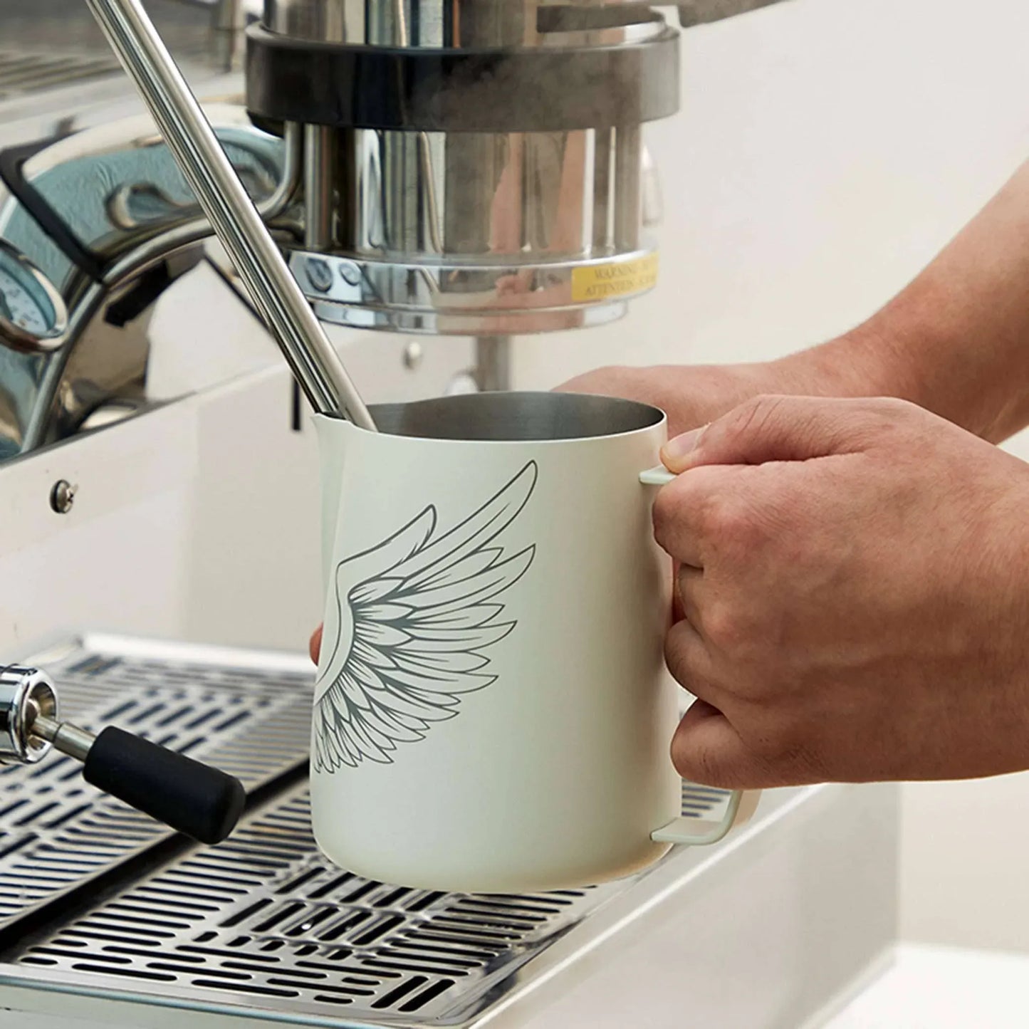 zeroHero Angel Racer Milk Frothing Pitcher