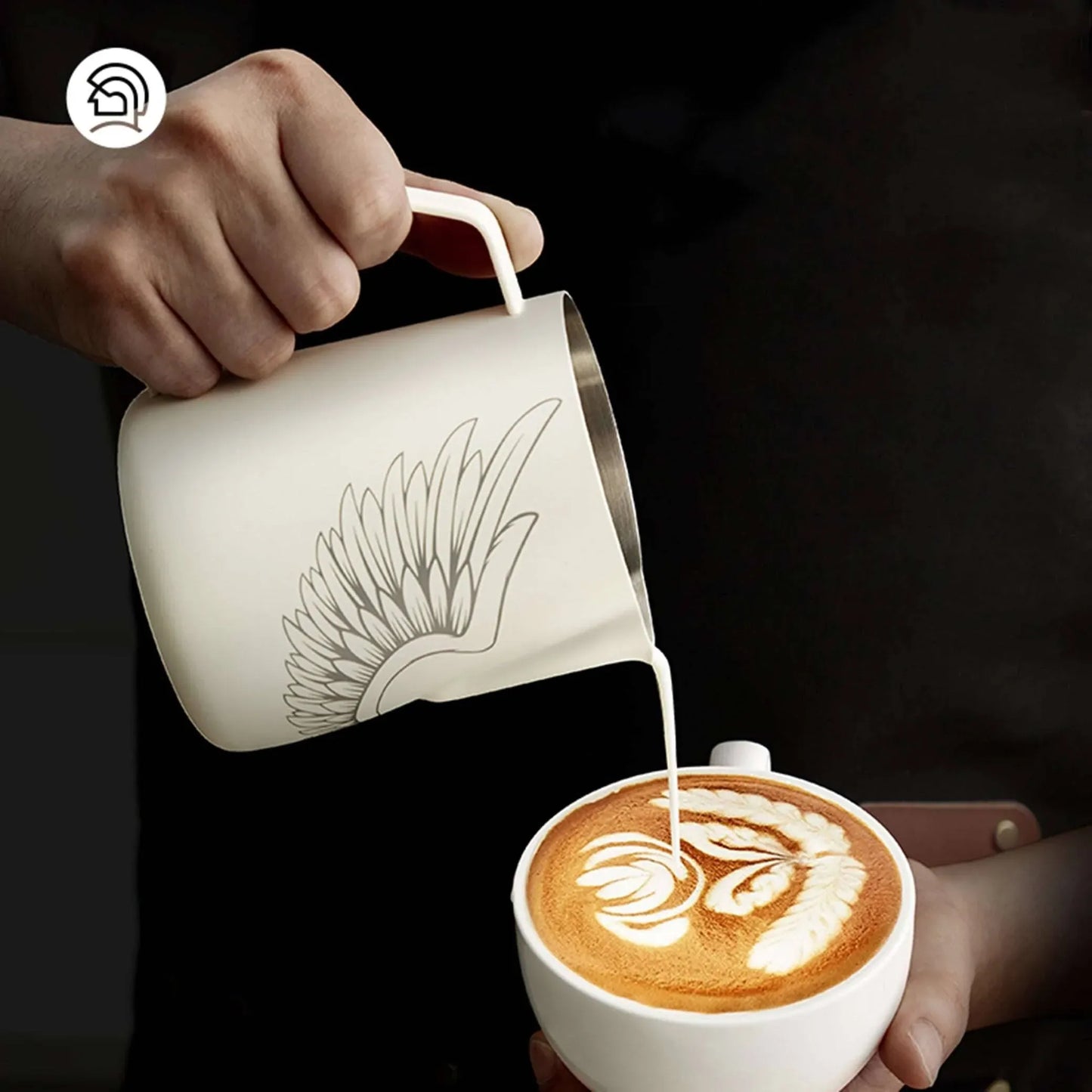 zeroHero Angel Racer Milk Frothing Pitcher